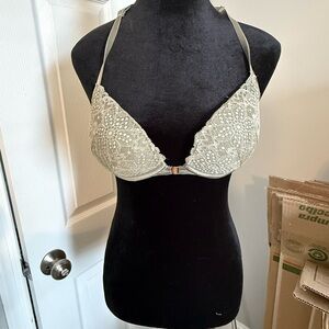 Victoria's Secret Green Lace Bra Intimates & Sleepwear